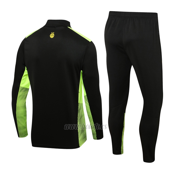 Chandal de Sudadera del Borussia Dortmund 2021-2022 Negro
